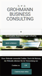 Mobile Screenshot of grohmann-business-consulting.de